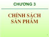 Marketing Chính sách sản phẩm