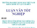 Phân tích tình hình tài chính của công ty cổ phần vận tải xăng dầu vipco năm 2009