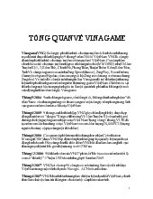 Quản trị chiến lược - Chiến lược kinh doanh của Vinagame