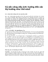 Thời kỳ hậu hệ thống bretton woods: cuộc khủng hoảng dầu hỏa, khủng hoảng tài chính Đông Á, khủng hoảng kinh tế mỹ