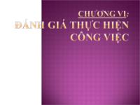 Chương 4 Đánh giá thực hiện công việc