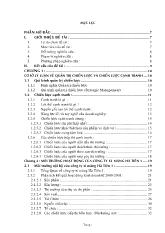 Đề tài Chiến lược cạnh tranh cho Công ty Xi - Măng Hà Tiên 1 đến năm 2015