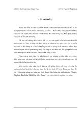 Đề tài Giải pháp nâng cao hiệu quả kinh doanh bảo hiểm phi nhân thọ tại Công ty Cổ phần Bảo hiểm Nhà Rồng (Bảo Long)