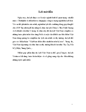 Đề tài Hoạch định marketing-Mix cho thị trường khách inbound của viettravel