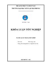 Đề tài Một số biện pháp nhằm hoàn thiện hoạt động marketing của công ty liên doanh làng quốc tế Huớng Dương