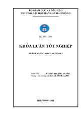 Đề tài Một số giải pháp nhằm mở rộng thị trường tiêu thụ tại công ty dịch vụ hàng hải phương đông