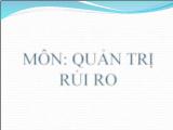 Đề tài Rủi ro về tai nạn lao động trong hoạt động sản xuất trong công ty TNHH sản xuất hàng tiêu dùng Bình Tiên