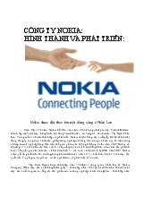 Đề tài Thuyết trình về công ty Nokia: hình thành và phát triển