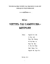 Đề tài Viettel tại campuchia – Metfone