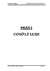 Luận văn Phân tích tình hình tài chính tại công ty cổ phần đầu tư và phát triển quốc tế (indeco)