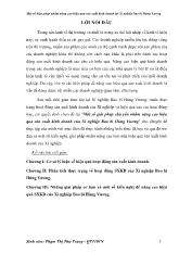Một số biện pháp nhằm nâng cao hiệu quả sản xuất kinh doanh tại Xí nghiệp bao bì Hùng Vương