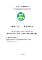 Chế biến nước thanh long cô đặc từ nguồn nguyên liệu thanh long Bình Thuận
