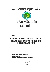 Luận văn Đánh giá tiềm năng nuôi tôm thẻ chân trắng trên vùng đất cát ở tỉnh Quảng Ngãi