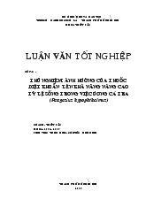 Luận văn Thử nghiệm ảnh hưởng của thuốc diệt khuẩn lên khả năng nâng cao tỉ lệ sống trong việc ương cá tra (Pangasius hypophthalmus)