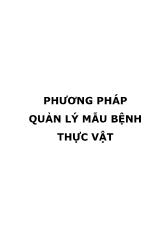 Phương pháp quản lý mẫu bệnh thực vật