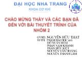 Thuyết trình phương pháp phay