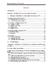 Nghiên cứu thiết kế máy Computer Numerical Control loại nhỏ