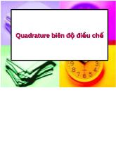 Bài giảng: Quadrature biên độ điều chế