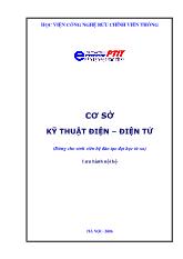 Cơ sở kỹ thuật điện - Điện tử