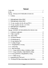 Công nghệ W-CDMA và qui hoạch mạng W-CDMA