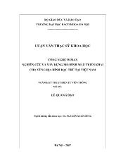 Đề tài Công nghệ wimax nghiên cứu và xây dựng mô hình mẫu triển khai cho vùng địa hình đặc thù tại Việt Nam