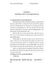 Đề tài Máy điện đồng bộ - Các sơ đồ kích từ và tính toán thiết kế một số phương án