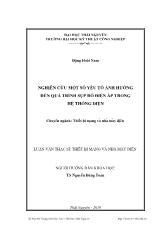 Đề tài Nghiên cứu một số yếu tố ảnh hưởng đến quá trình sụp đổ điện áp trong hệ thống điện