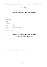 Đề tài Thết kế hệ thống điều khiển đèn giao thông trên micro plc simatic s7- 200