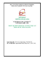 Đề tài Thiết bị ghép kênh quang mật độ cao theo bước sóng 1626lm