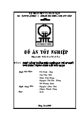 Đề tài Thiết kế hệ thống điều khiển duy trì áp suất ứng dụng trong cung cấp nước sạch