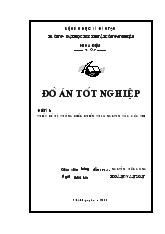 Đề tài Thiết kế hệ thống điều khiển theo nguyên tắc cực trị