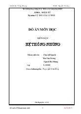 Đề tài Thiết kế mạch chuông tự động cho trường học
