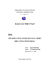 Đề tài Tìm hiểu công nghệ nhà máy nhiệt điện uông bí mở rộng