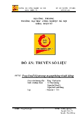 Đề tài Truyền số liệu trong mạng thông tin di đông