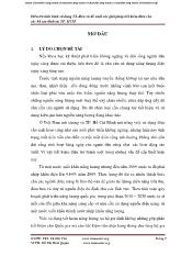 Điều tra tình hình sử dụng NL điện và đề xuất các giải pháp tiết kiệm điện cho các hộ gia đình tại TP Hồ Chi Minh