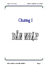 Đồ án Biên soạn bộ bài tập ứng dụng cho môn học ơ sở truyền động điện bậc cao đẳng