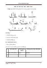 Đồ án Môn học Điều khiển Logic cân băng định lượng