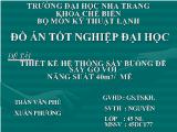 Đồ án Thiết kế hệ thống sấy buồng để sấy gỗ với năng suất 40m3/mẻ
