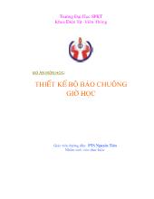 Đồ án Thiết kế mạch báo giờ học cho SPKT TP Hồ CHí Minh