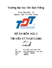 Đồ án Tìm hiểu kỹ thuật cdma