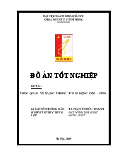 Đồ án Tổng quan về mạng thông tin di động GSM - GPRS