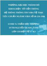 Hệ thống thông tin VIBA vệ tinh tiêu chuẩn ngành VIBA