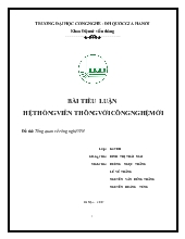 Hệ thống viễn thông với công nghệ mới