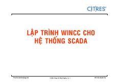 Lập trình WinCC cho hệ thống SCADA