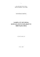 Luận văn Nghiên cứu mô phỏng đánh giá chất lựong dịch vụ trên mạng MPLS