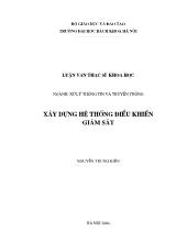 Luận văn Xây dựng hệ thống điều khỉên giám sát Scada