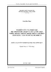 Nghiên cứu và thiết kế hệ thống thu thập và xử lý dữ liệu nhiều kênh, thông minh trên cảm biến ánh sáng/tần số dùng mc68hc11