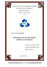 Phân bố tần số cho mạng thông tin di động