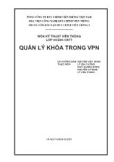 Quản lý khóa trong vpn