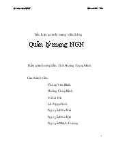 Quản lý mạng NGN